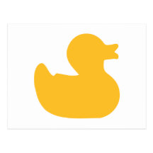 Rubber duck post cards