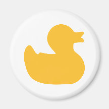 Rubber duck refrigerator magnet
