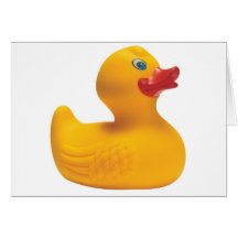 rubber duckie greeting cards