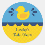 Rubber Ducky Baby Shower Favour Sticker