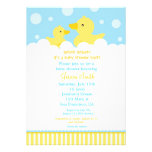 Rubber Ducky Duck Baby Shower Invitation for girl
