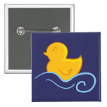 rubber ducky with waves button