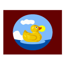 Rubber Ducky's Adventure Postcard
