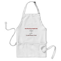 Ruby-Throated Hummingbird Addict Apron