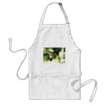 Ruby Throated Hummingbird Apron