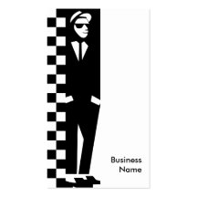 rude boy : ska business card template