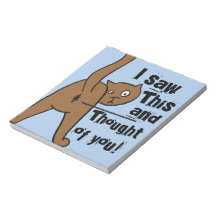 Rude Cat note pad