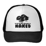 Rude chicken mesh hat