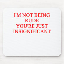 RUDE joke Mousepad