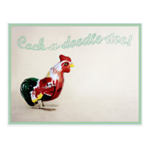 Rude Rooster Postcard