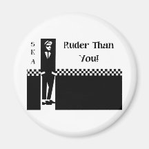 RUDER THAN YOU. REFRIGERATOR MAGNETS
