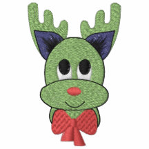 Rudolf Reindeer Embroidered Shirt