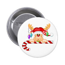 Rudolph Candy Cane Pins
