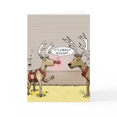 Rudolph Greeting Cards by JoshAlves