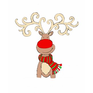 Rudolph red-nosed reindeer women's t-shirt shirt
