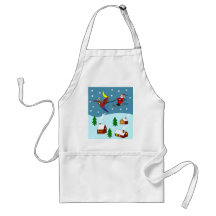 Rudolph the Parrot Apron