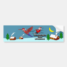 Rudolph the Parrot Bumper Sticker