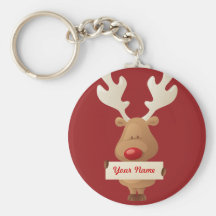 Rudolph the reindeer Keychain