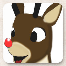 Rudulph the Reindeer Drink Coasters