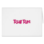 Rug Rat Greeting Card