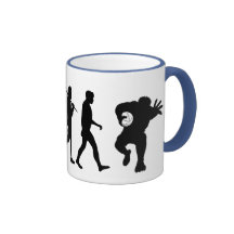 Rugby team Rugby players evolution sports Mug
