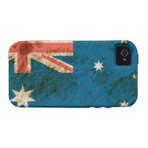 Rugged Australian Flag iPhone 4 Cover