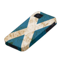Rugged Scottish Flag iPhone 4/4S Cases