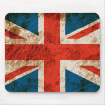 Rugged Union Jack Mousepads