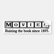 Ruining the Book Bumper Sticker