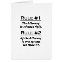 Rule Attorney Card