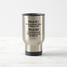 Rule Correctional Officer Coffee Mugs