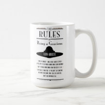 Rules for Being a Gracious Abductee Mug