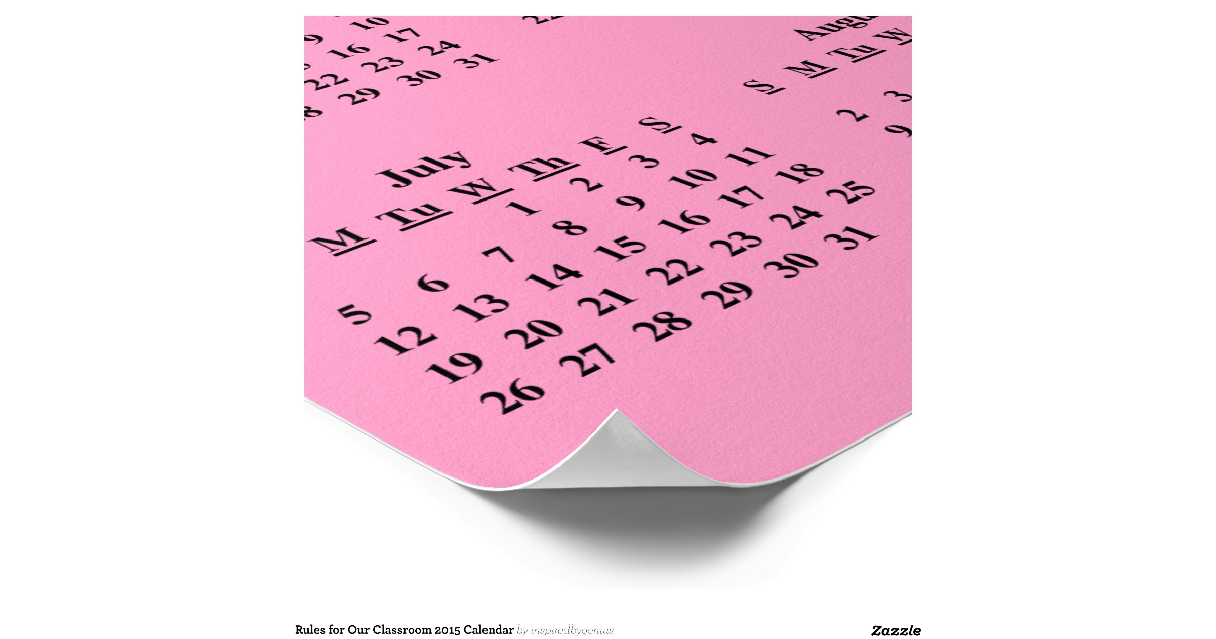 Calendar Poster For Classroom : Rules for our classroom calendar poster zazzle Calendar Poster For Classroom : Rules for our classroom calendar poster zazzle