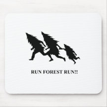 Run Forest Run Mouse Pad