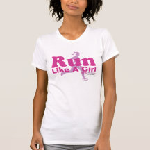 Run Like A Girl Tshirts