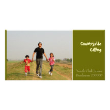 Run Photo Greeting Card
