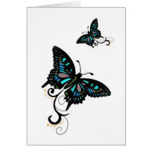 Runaway Butterfly Card