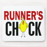 Runner's Chick Mousepad