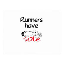 Runners Have Sole Post Cards