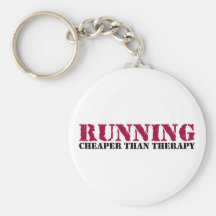 Running - Cheaper than therapy Key Chain