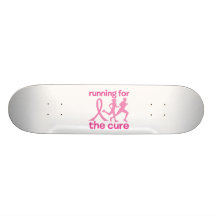 Running For The Cure Custom Skateboard