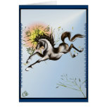 Running Horse Card