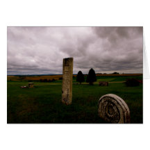 Rural cemetary greeting cards