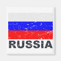 Russia Vintage Flag Refrigerator Magnets