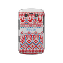 russian christmas blackberry bold cover case