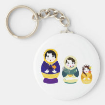 Russian Dolls Key Chain