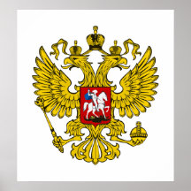 Russian Federation Eagle Print