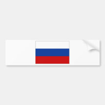 Russian Federation National Flag Bumper Stickers