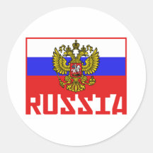 Russian Flag Sticker