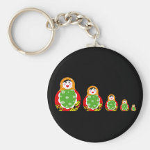 Russian nesting doll keychains